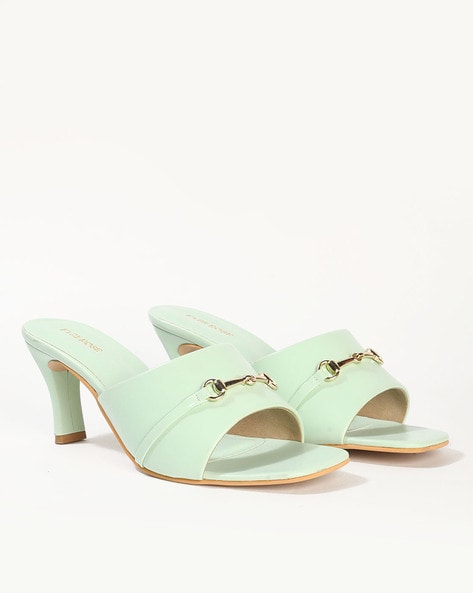 Mint and store rose sandals