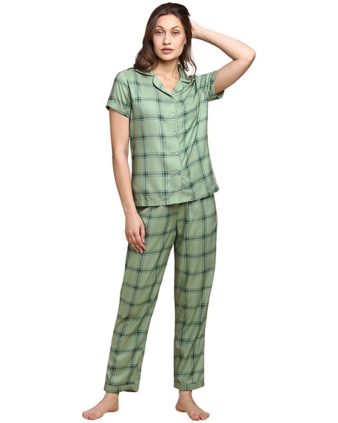 Green best sale pyjama set