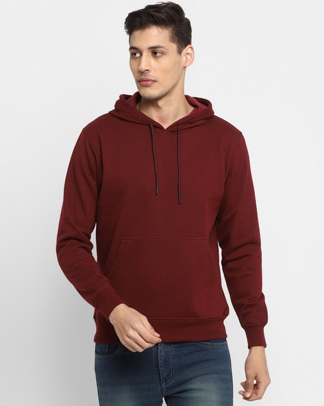 Hoodie maroon sale polos