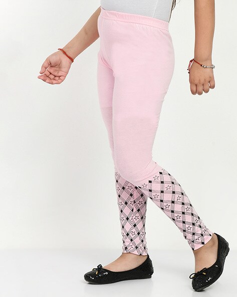 Printed Leggings with Elasticated Waist