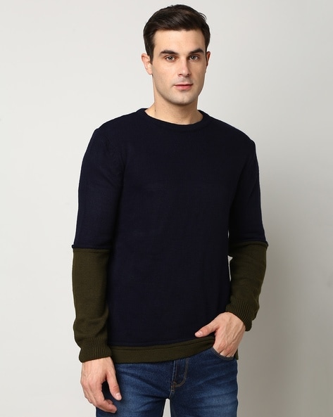 Knitted Round-Neck Pullover