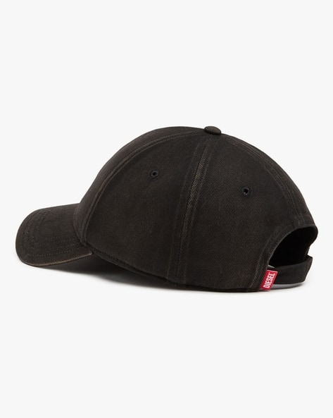 Buy DIESEL C-Run-Wash Baseball Cap | Black Color Men | AJIO LUXE