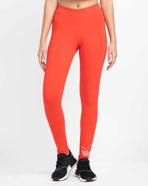 Red Ribbed Leggings – Cakey Bums