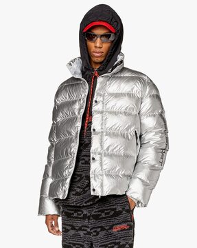 Buy DIESEL J AKINATOR Thermo Sensitive Coach Jacket Orange Color Men AJIO LUXE