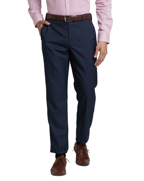 Lindbergh RELAXED FIT FORMAL PANTS - Suit trousers - blue - Zalando.co.uk