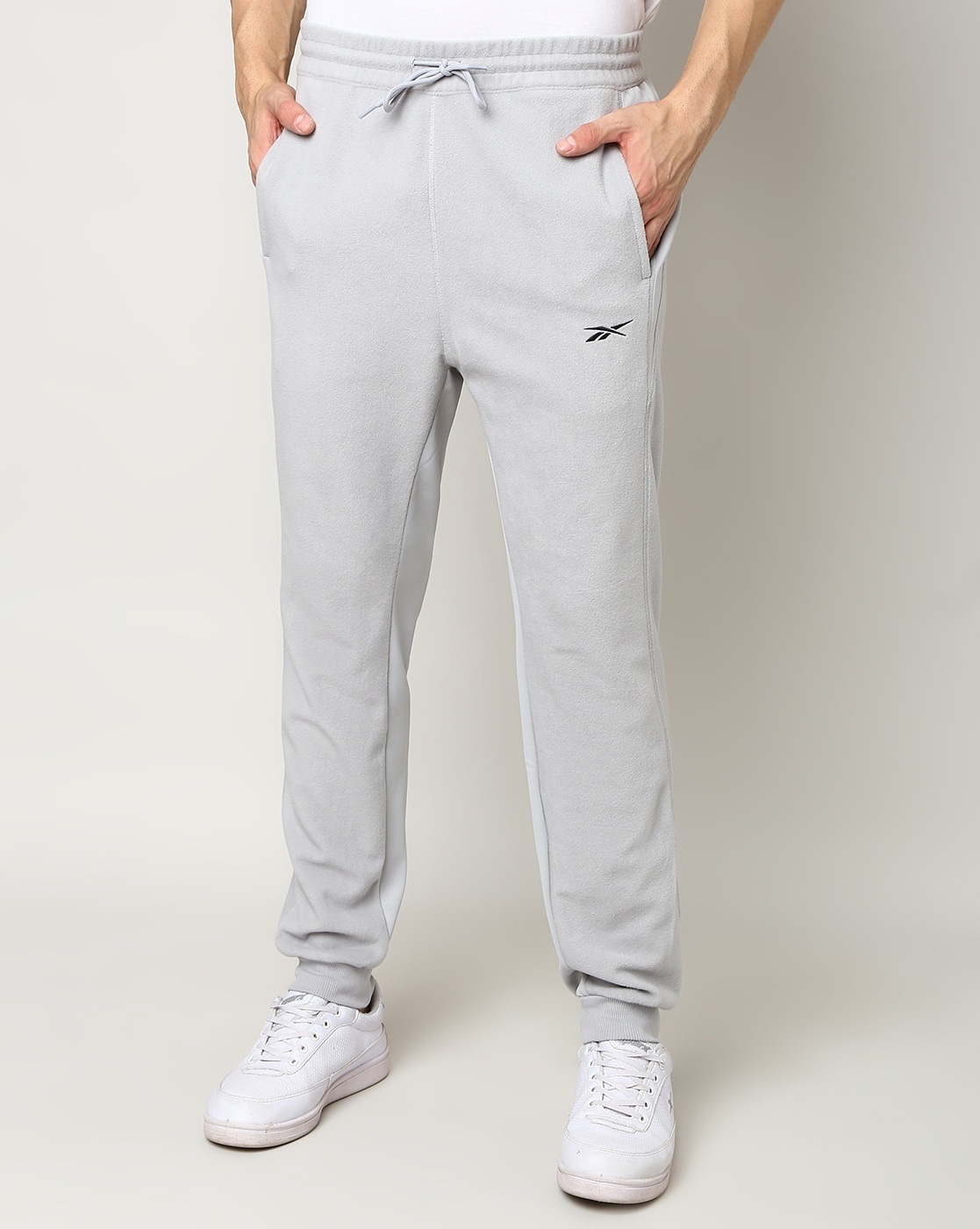 Buy Grey Trousers & Pants for Men Reebok Online | Ajio.com