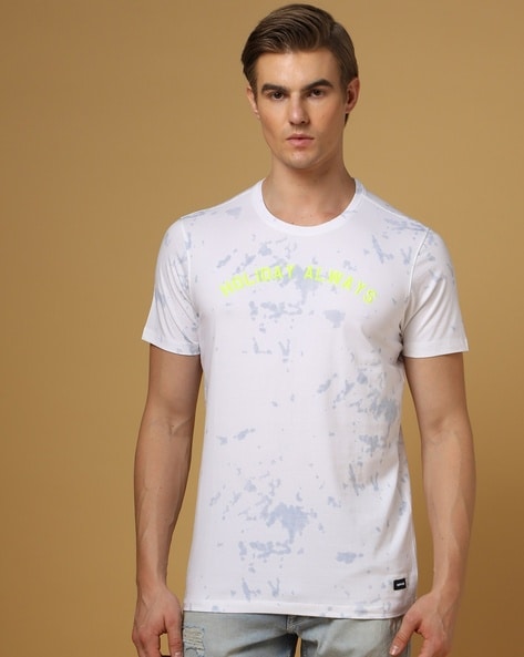 Printed Slim Fit Cotton T-Shirt