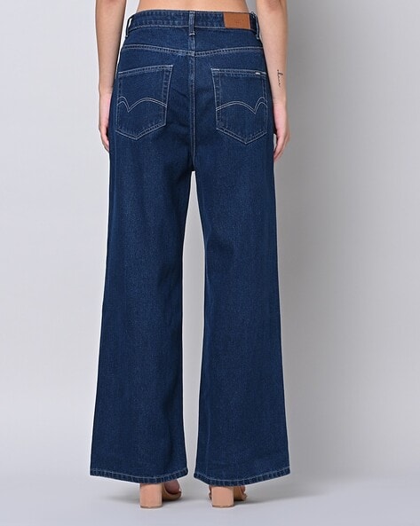 Buy Navy Blue Jeans & Jeggings for Women by MADAME Online