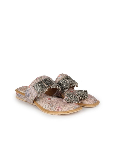 Buy Multicoloured Flat Sandals for Women by THE DESI DULHAN Online