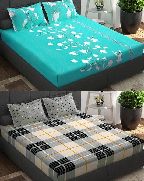 Buy Multicoloured Bedsheets for Home & Kitchen by Story@Home Online