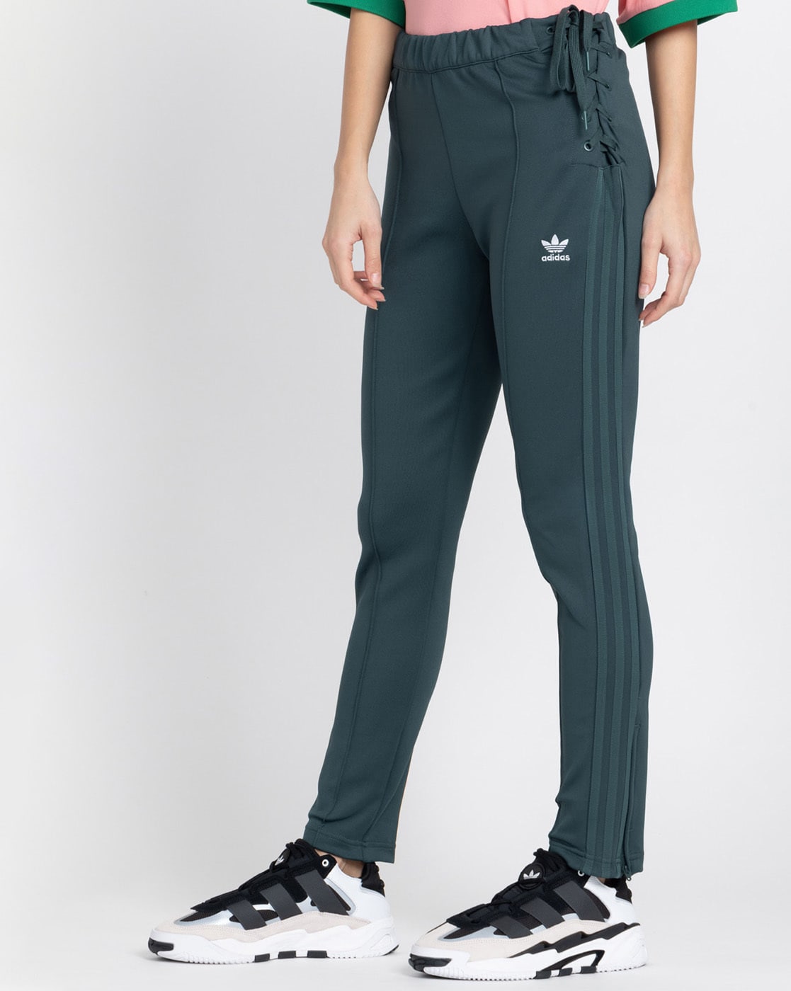 adidas Originals Beckenbauer Tech Track Pants in Green | Lyst