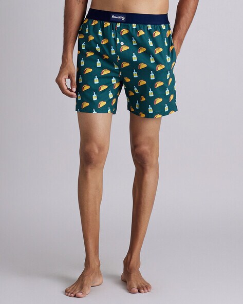 Printed Boxers with Insert Pocket