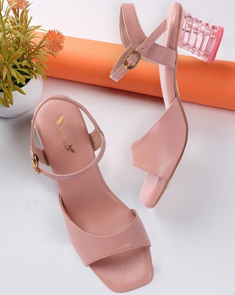 LONGWALK Open-Toe Mid Heels Sandals