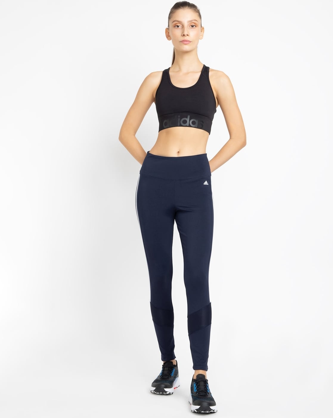 Black TruePurpose Optime leggings | adidas By Stella McCartney | MATCHES UK