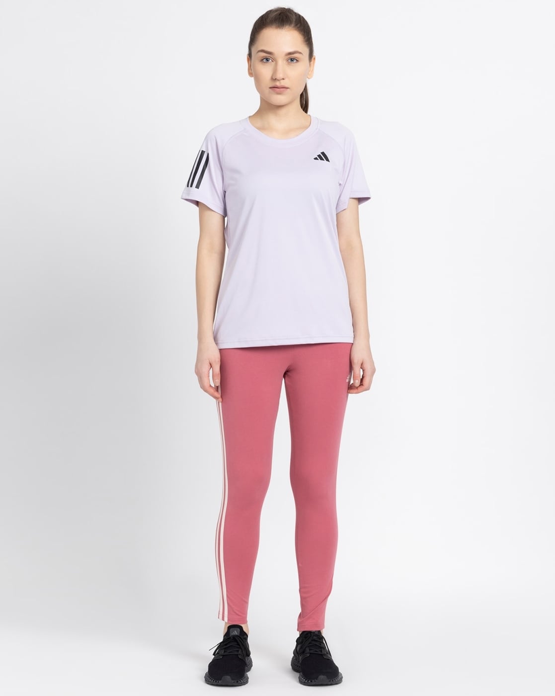 Adidas Original Adicolor Classics High-waisted Short Leggings Big - Pink |  HY8331 | FOOTY.COM