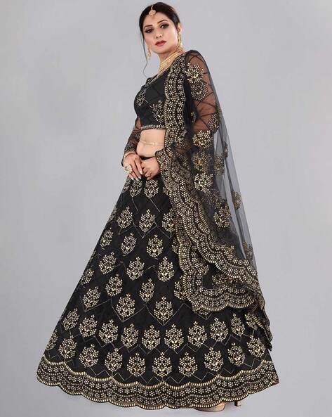 Black Lehenga for Wedding