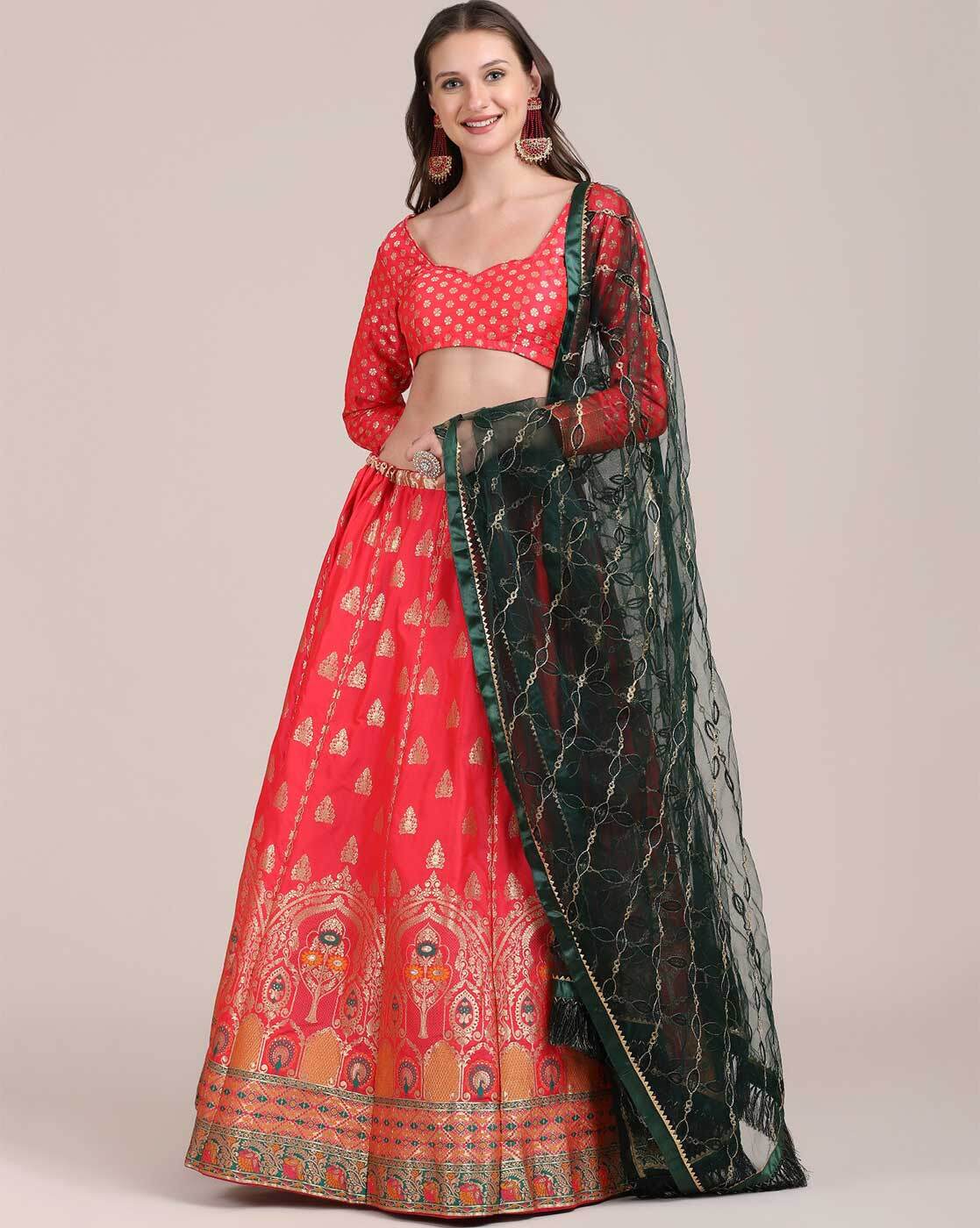 Peach Lehenga Choli - Online Shopping for Peach colour Lehenga