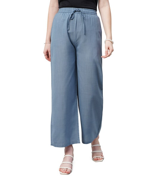 Light Denim Palazzo Pant – Boutique Amore