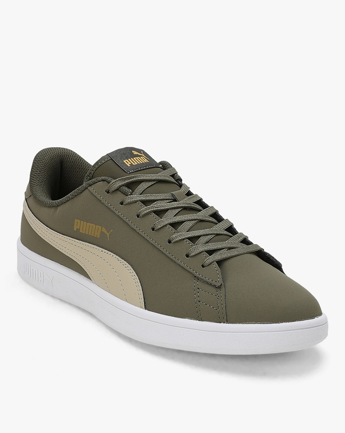 Puma roma olive clearance green