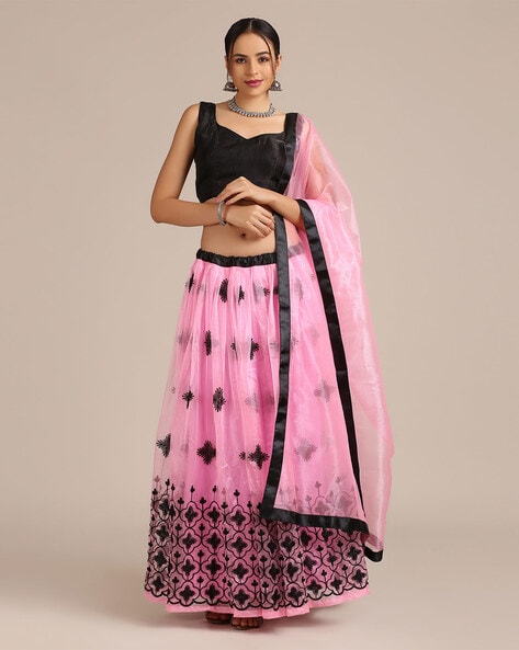 Buy Black Lehenga Choli Sets for Women by Zeelpin Online | Ajio.com