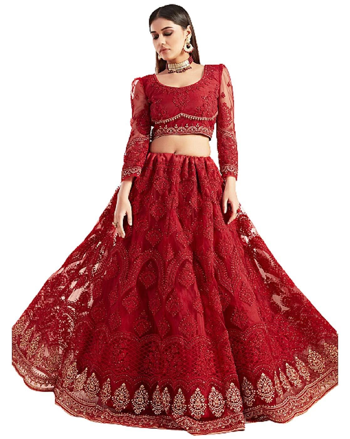 Buy Bridal Lehenga of Gota Patti With Thread Sequince Embroidered Semi  Stitched Lehenga Choli Collection Bollywood Trend Party Wear Womens Online  in India - Etsy