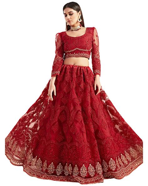 Gymfy Embroidered Semi Stitched Lehenga Choli - Buy Gymfy Embroidered Semi  Stitched Lehenga Choli Online at Best Prices in India | Flipkart.com