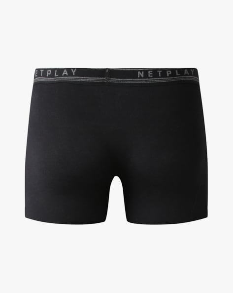 Buy Grey & Black Briefs for Men by NETPLAY Online