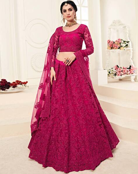 Clothes Shop Girls Latest Designer Party wear Semi Stitched Lehenga  Choli(Suitable To 3-15 Years