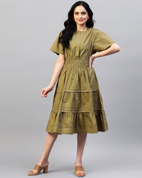 Buy Wine Dresses for Women by MAYERO Online | Ajio.com