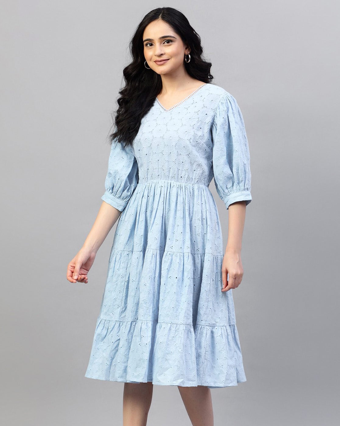 Casual Cotton Frock For Ladies Price in Pakistan - View Latest Collection  of Ethnic Wear