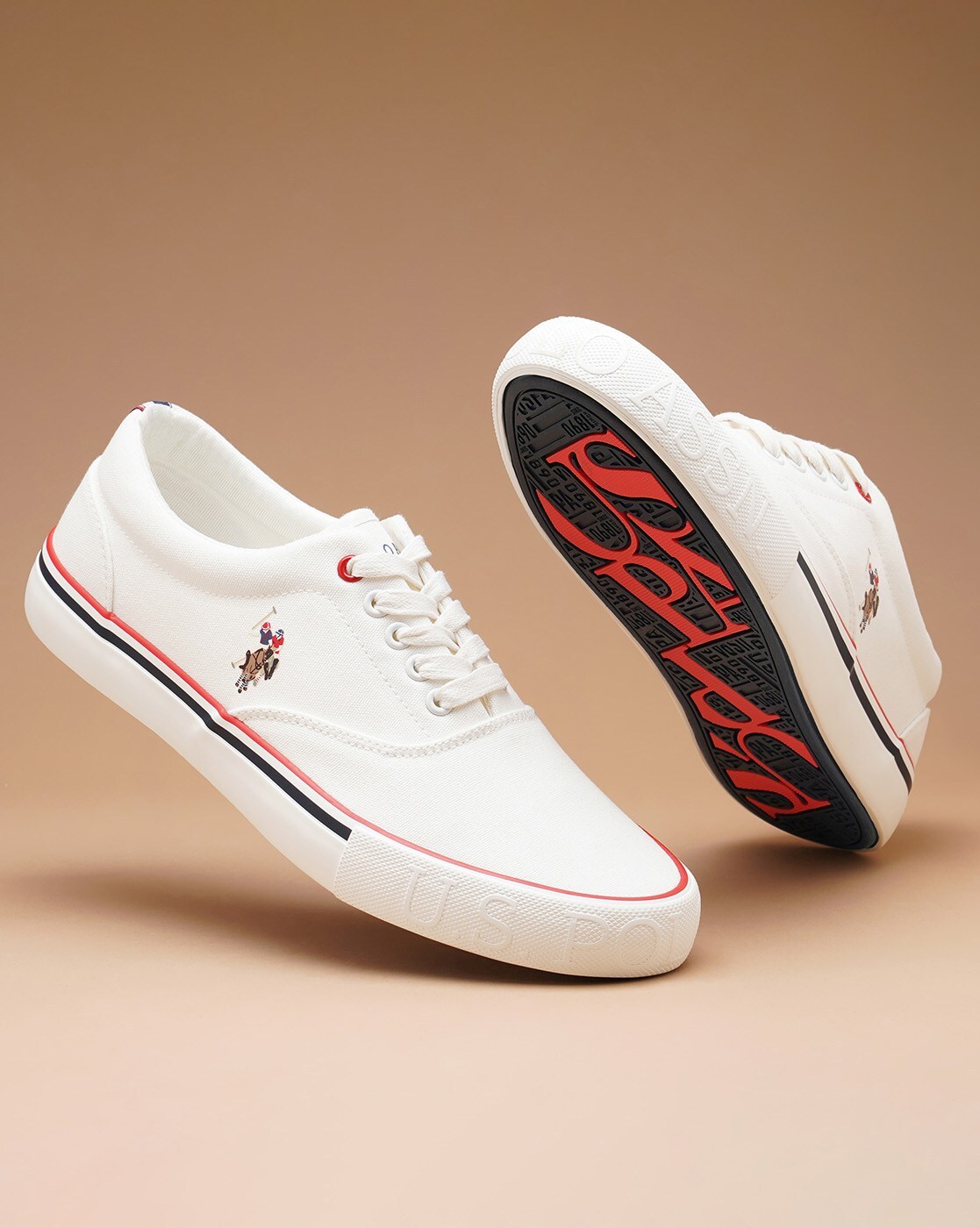 Buy Red Sneakers for Men by U.S. Polo Assn. Online | Ajio.com