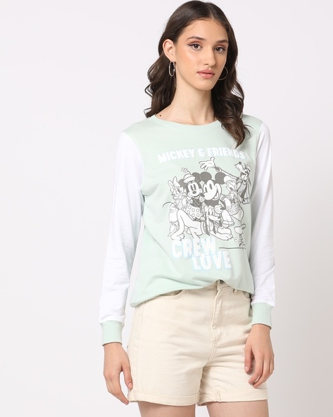 Dnmx Mickey & Friends Print Sweatshirt