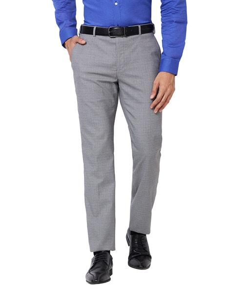 Raymond Trouser Shirt Fabric Combo Box (Grey Shirt - Blue Pant, Unstitched,  All Weather Fabric) : Amazon.in: Fashion