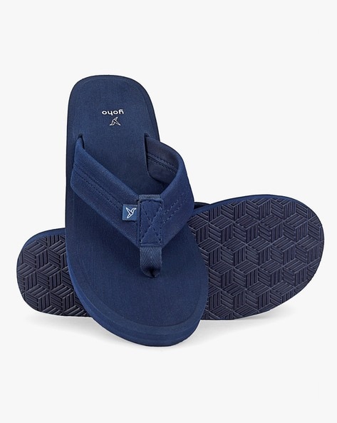 Navy blue slippers online womens