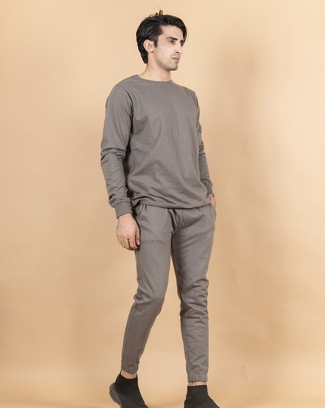 Men Designer Grey Full Sleeve Suit, Cotton at Rs 5500/set in Mumbai