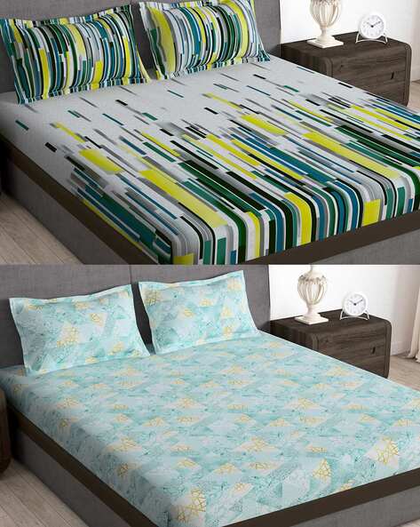 Buy Multicoloured Bedsheets for Home & Kitchen by Story@Home Online