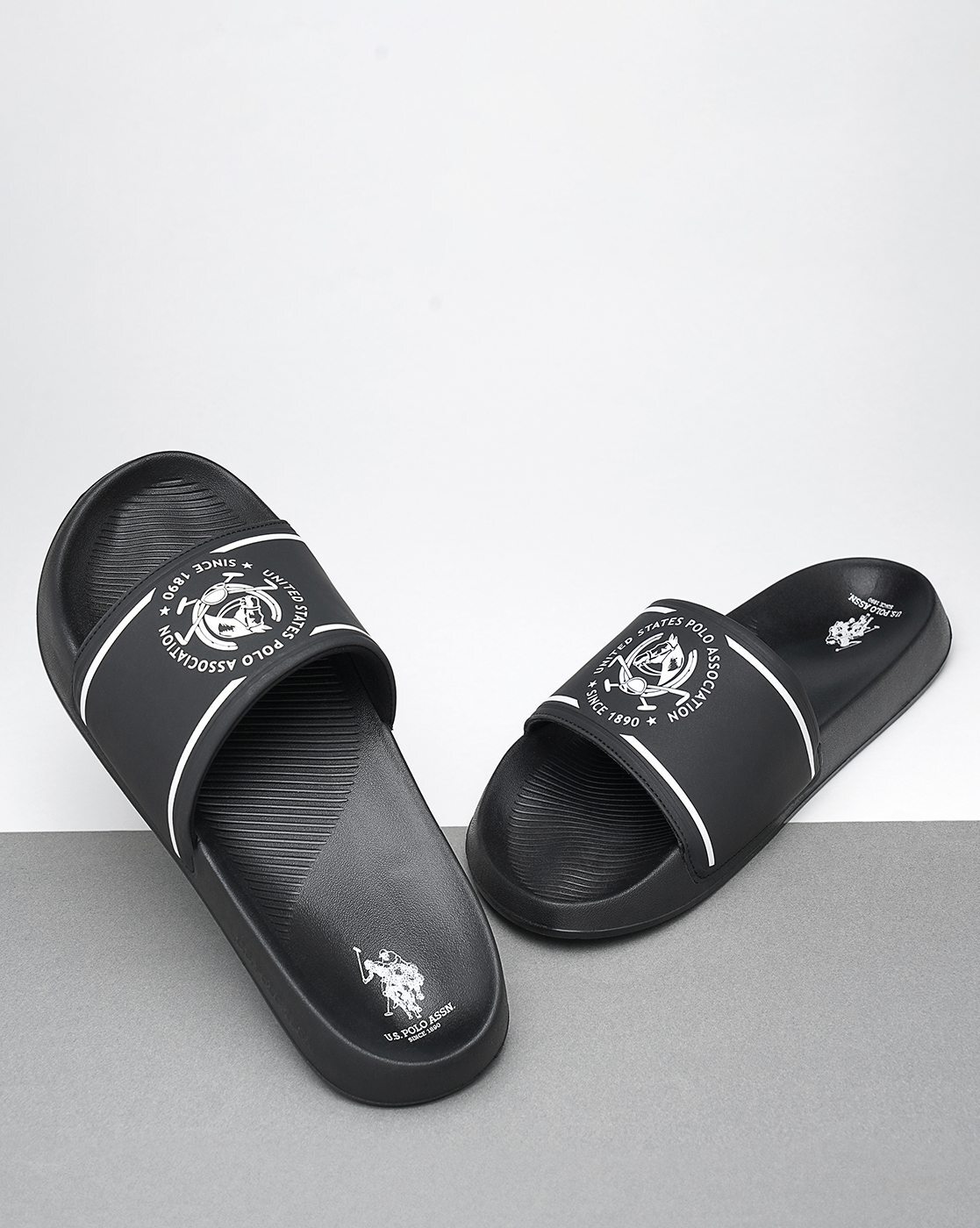 Polo slippers black new arrivals