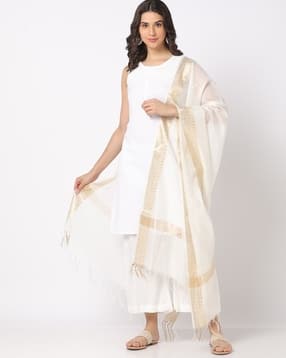 avaasa mix n' match Dupatta with Zari Border-picture-50