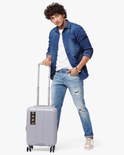 Buy Grey Luggage & Trolley Bags for Men by DKNY Online