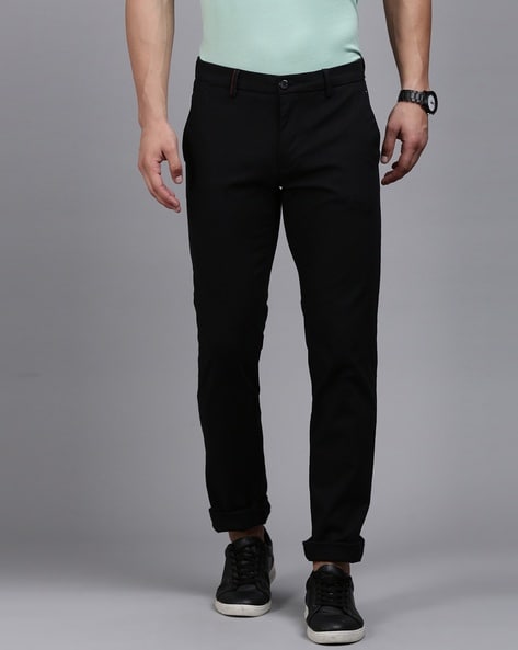 Buy Louis Philippe Black Trousers Online - 580704 | Louis Philippe