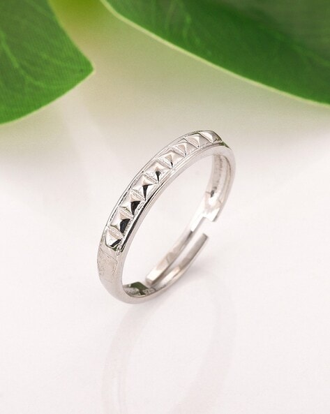 Oxidized Silver Ring For Girls and Women Jewelry - Gem O Sparkle