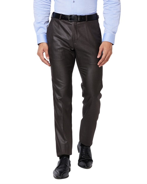 Buy Raymond Men's Pleat-Front Formal Trousers (RMTS02829-B6_Dark Blue_34) &  (RMTS02829-N6_Dark Green_34) at Amazon.in