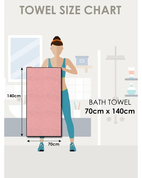 Bedspun Terry Cotton 350 GSM Bath Towel Set - Buy Bedspun Terry