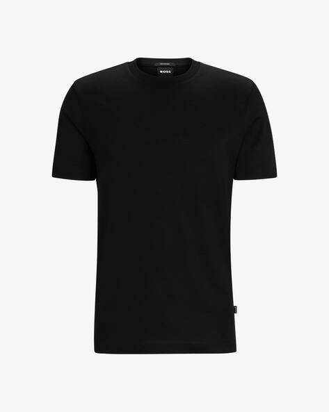 Jacquard Woven Monograms Mercerised Cotton T-Shirt
