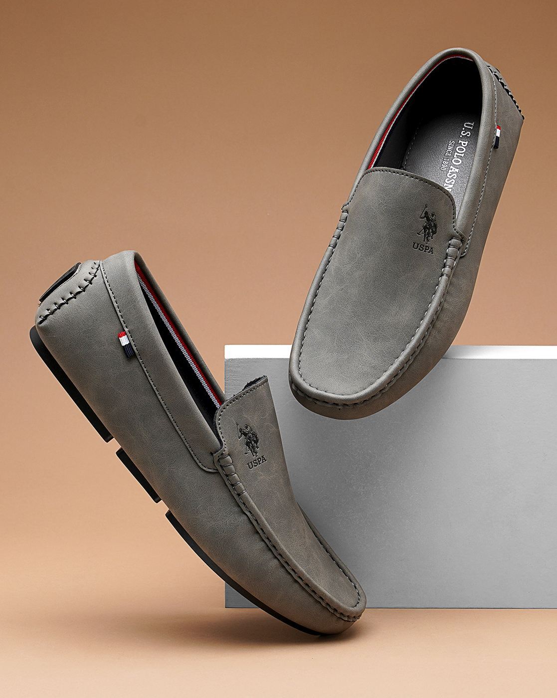 Tårer sværge Kronisk Buy Grey Casual Shoes for Men by U.S. Polo Assn. Online | Ajio.com