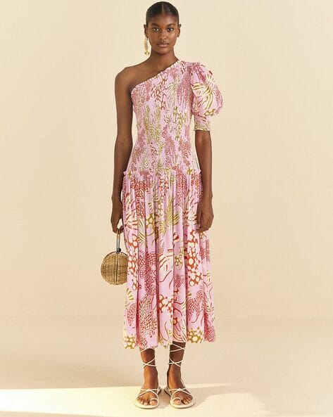 Buy Pink Dresses for Women by FARM RIO Online | Ajio.com