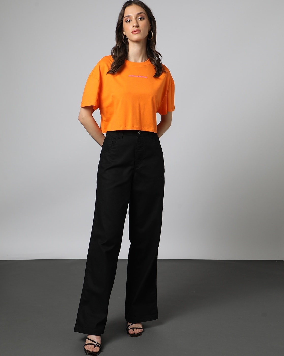 Buy Orange Tshirts for Women by Outryt Online