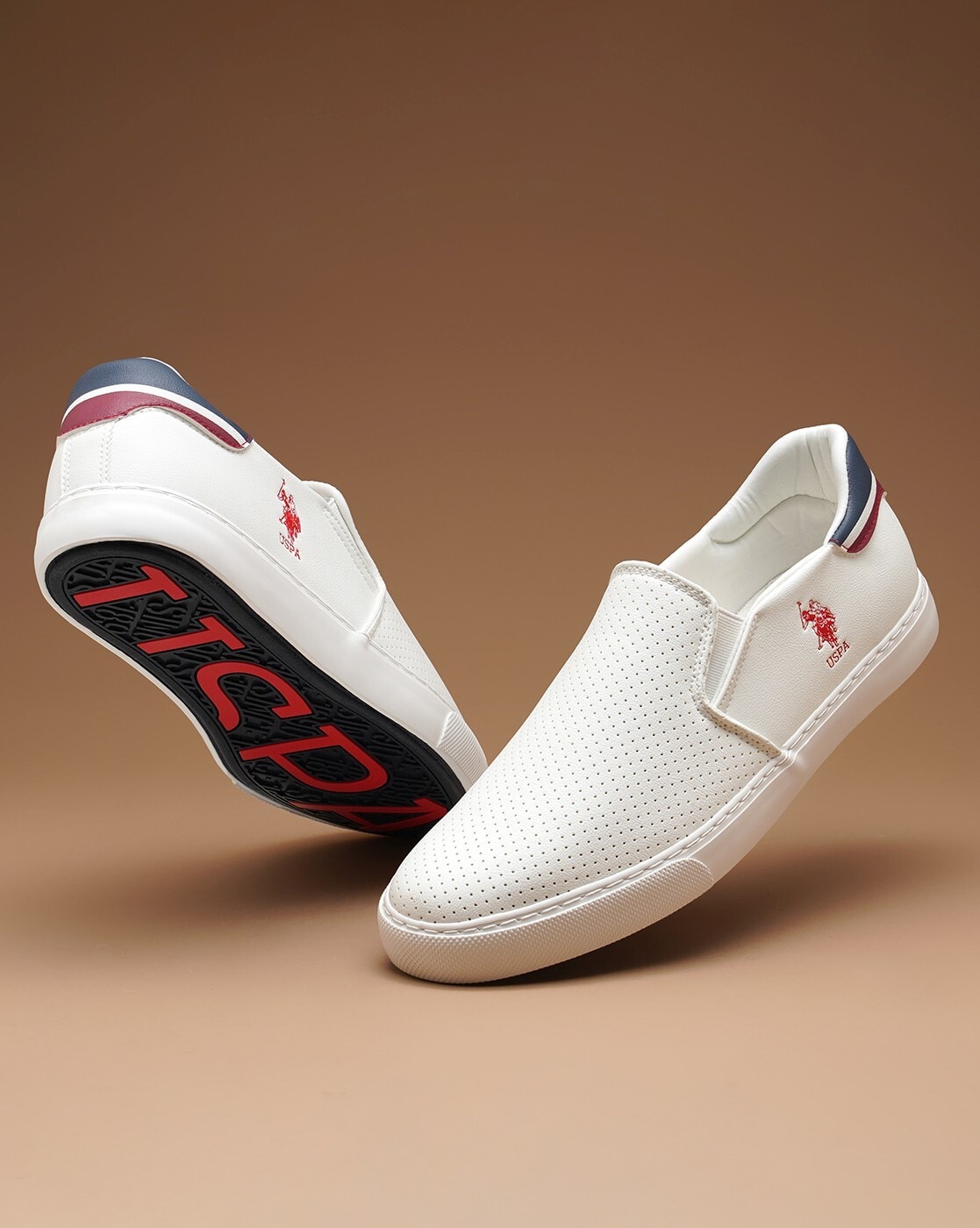 Buy Off White Sneakers for Men by U.S. Polo Assn. Online Ajio