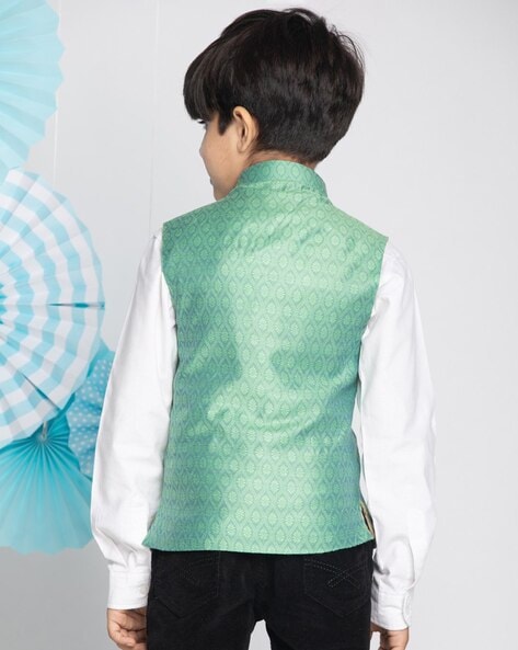 Buy Green Jackets Coats for Boys by VASTRAMAY Online Ajio