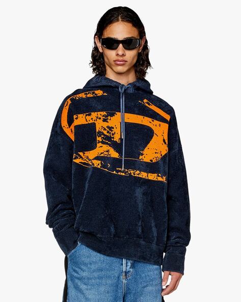 DIESEL K-Tria logo-jacquard Sweatshirt - Blue